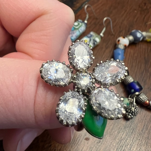 Glass bead jewelry set - Picture 3 of 5